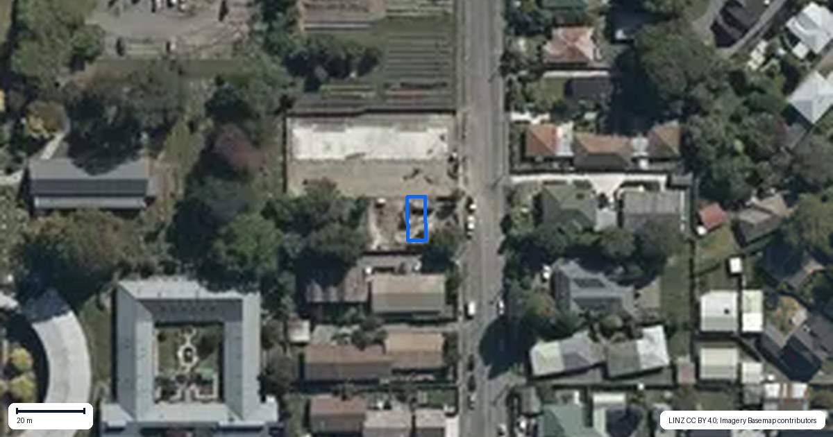Property context map for 2/37 Trent Street, Linwood, Christchurch