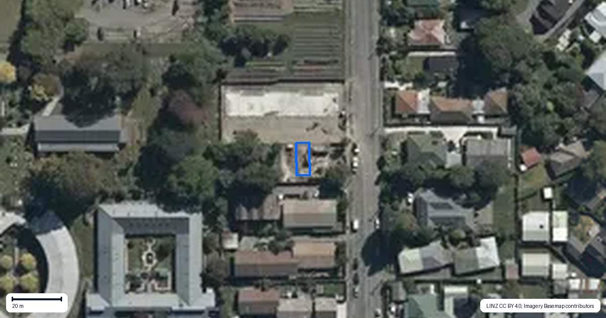 Property context map for 3/37 Trent Street, Linwood, Christchurch