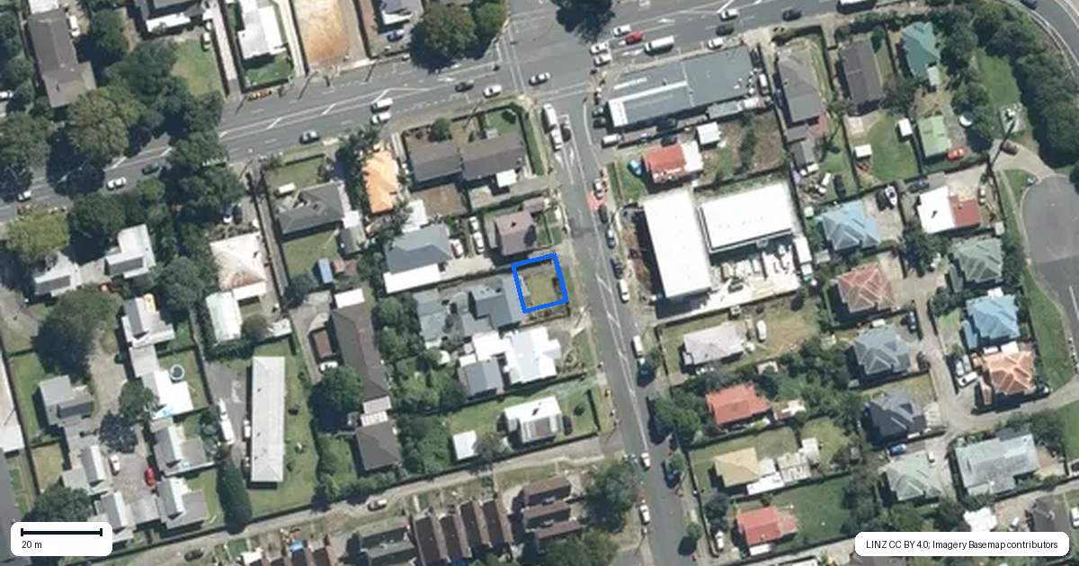 Property context map for 35A Albert Street, Otahuhu, Auckland