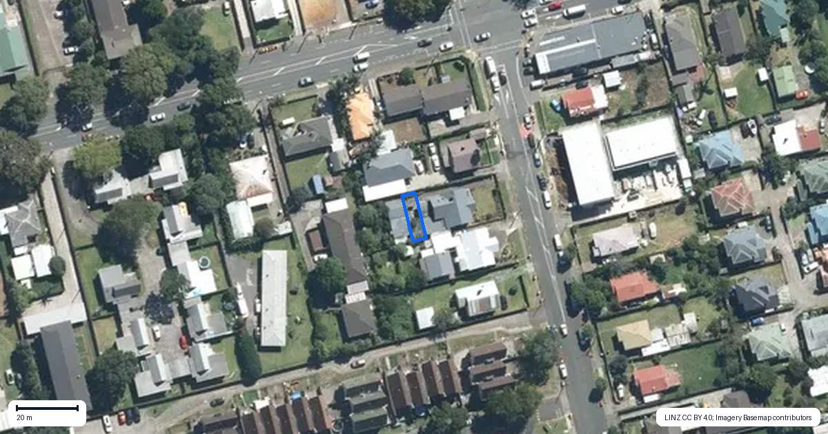 Property context map for 35C Albert Street, Otahuhu, Auckland