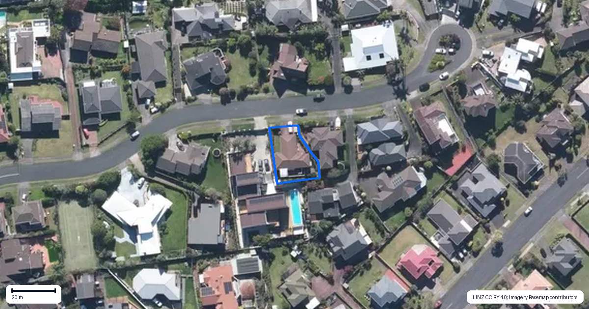 Property context map for 1/11 Bernleigh Terrace, West Harbour, Auckland