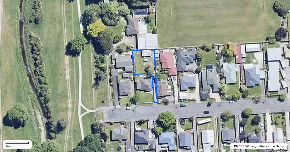 Property context map for 56A Rogers Street, Blenheim