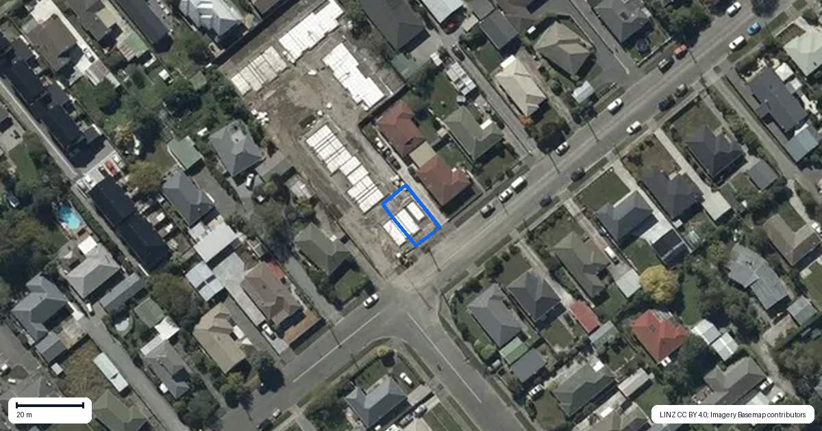 Property context map for 2/43 Rahera Street, Spreydon, Christchurch