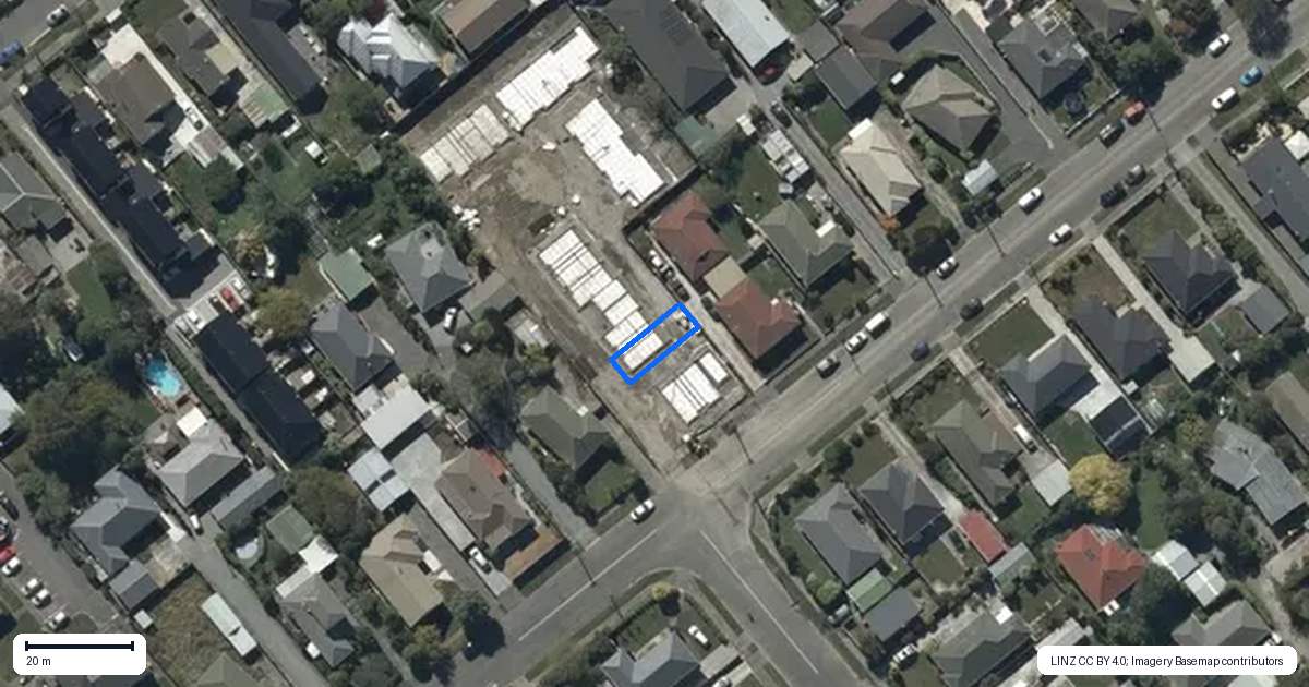 Property context map for 3/43 Rahera Street, Spreydon, Christchurch