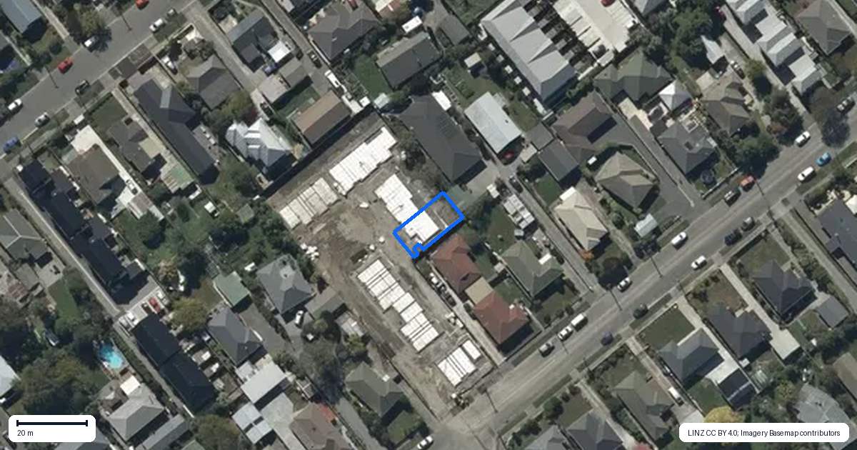 Property context map for 4/47 Rahera Street, Spreydon, Christchurch