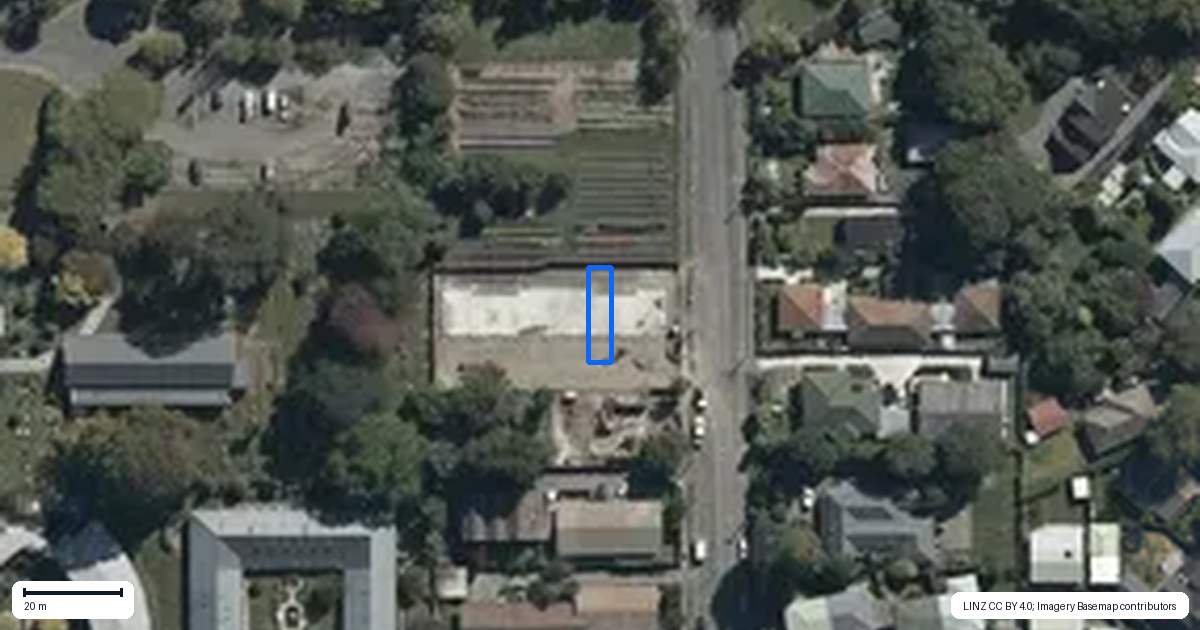 Property context map for 3/39 Trent Street, Linwood, Christchurch