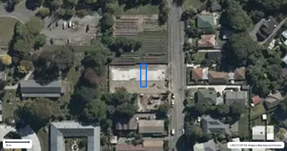 Property context map for 4/39 Trent Street, Linwood, Christchurch