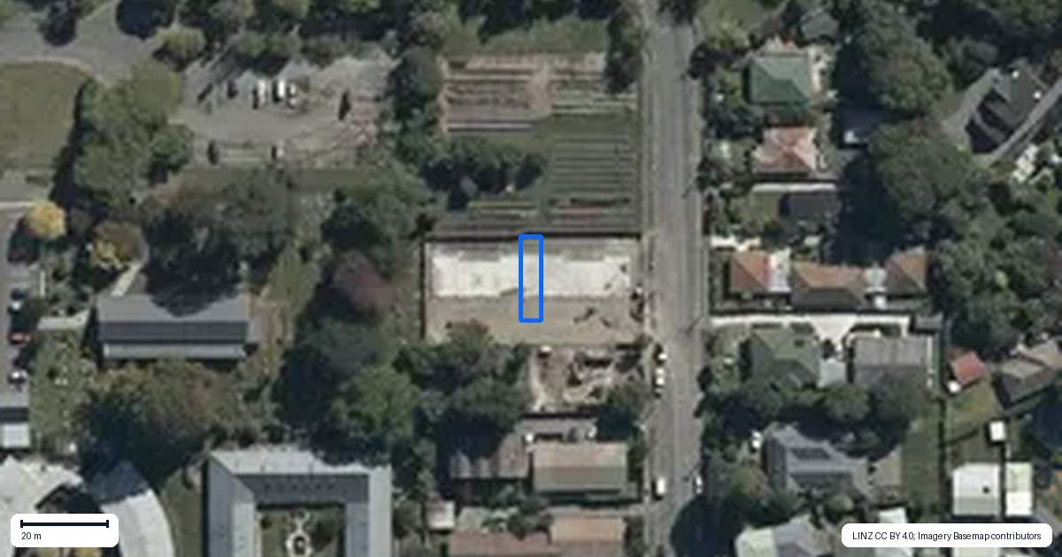 Property context map for 5/39 Trent Street, Linwood, Christchurch