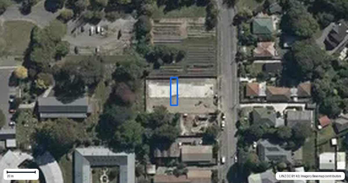 Property context map for 6/39 Trent Street, Linwood, Christchurch