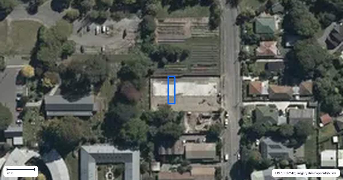 Property context map for 7/39 Trent Street, Linwood, Christchurch
