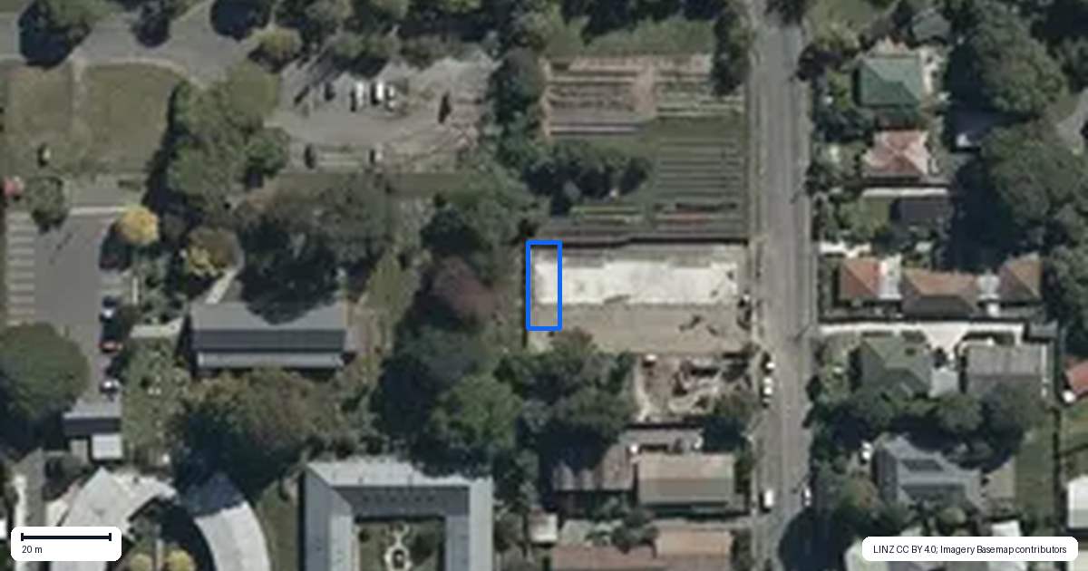 Property context map for 9/39 Trent Street, Linwood, Christchurch