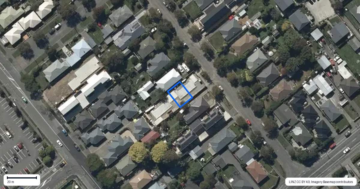 Property context map for 2/13 Meadowville Avenue, Spreydon, Christchurch