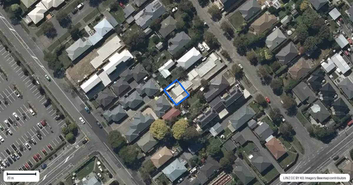 Property context map for 4/13 Meadowville Avenue, Spreydon, Christchurch