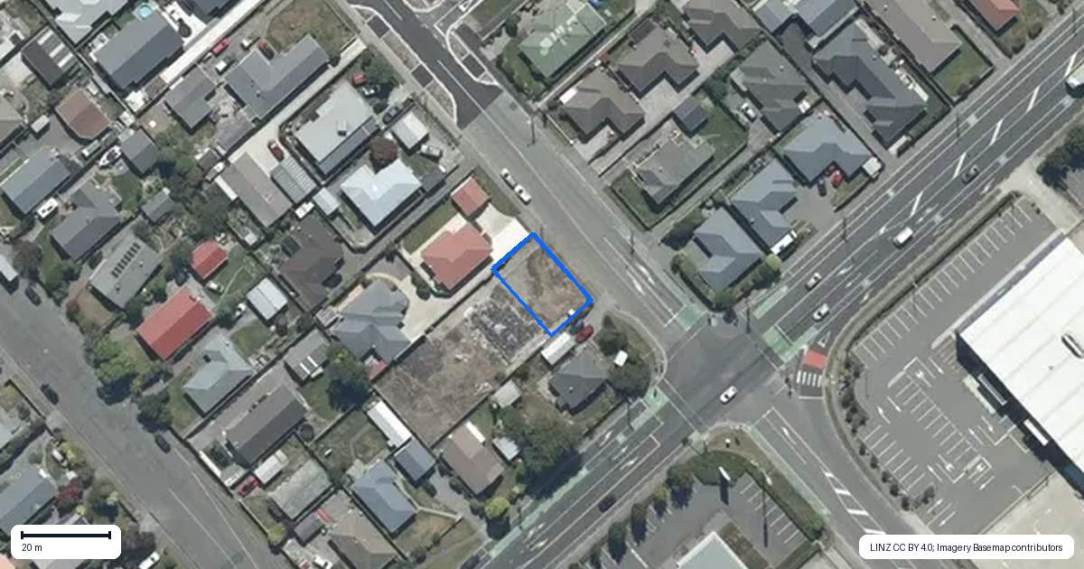 Property context map for 1/48 Seymour Street, Hornby, Christchurch