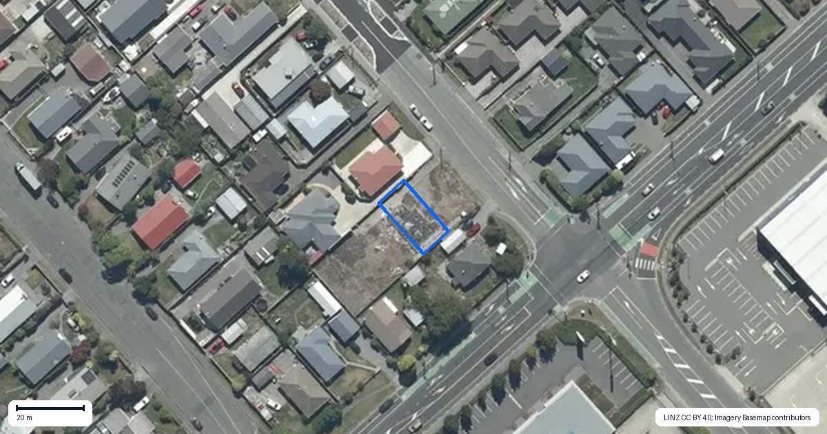 Property context map for 2/48 Seymour Street, Hornby, Christchurch