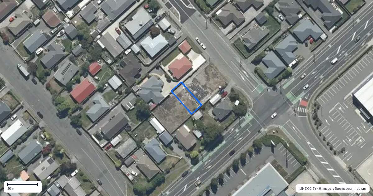 Property context map for 3/48 Seymour Street, Hornby, Christchurch