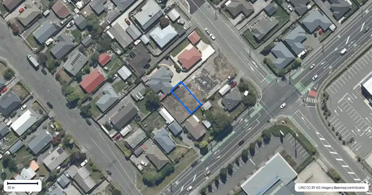 Property context map for 4/48 Seymour Street, Hornby, Christchurch