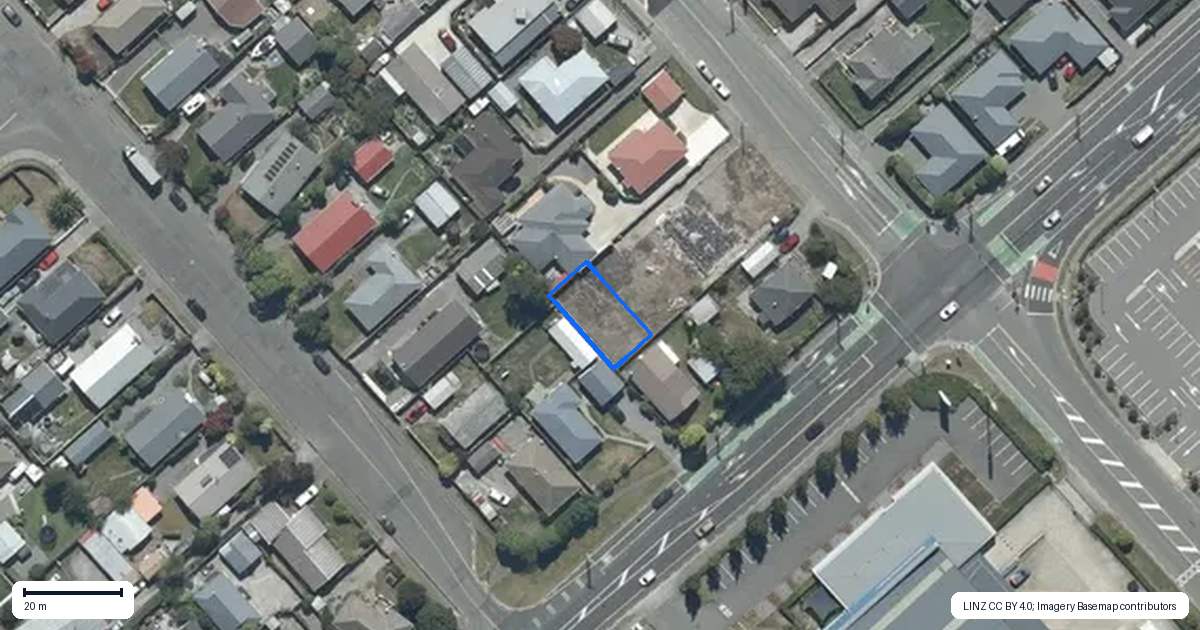 Property context map for 5/48 Seymour Street, Hornby, Christchurch