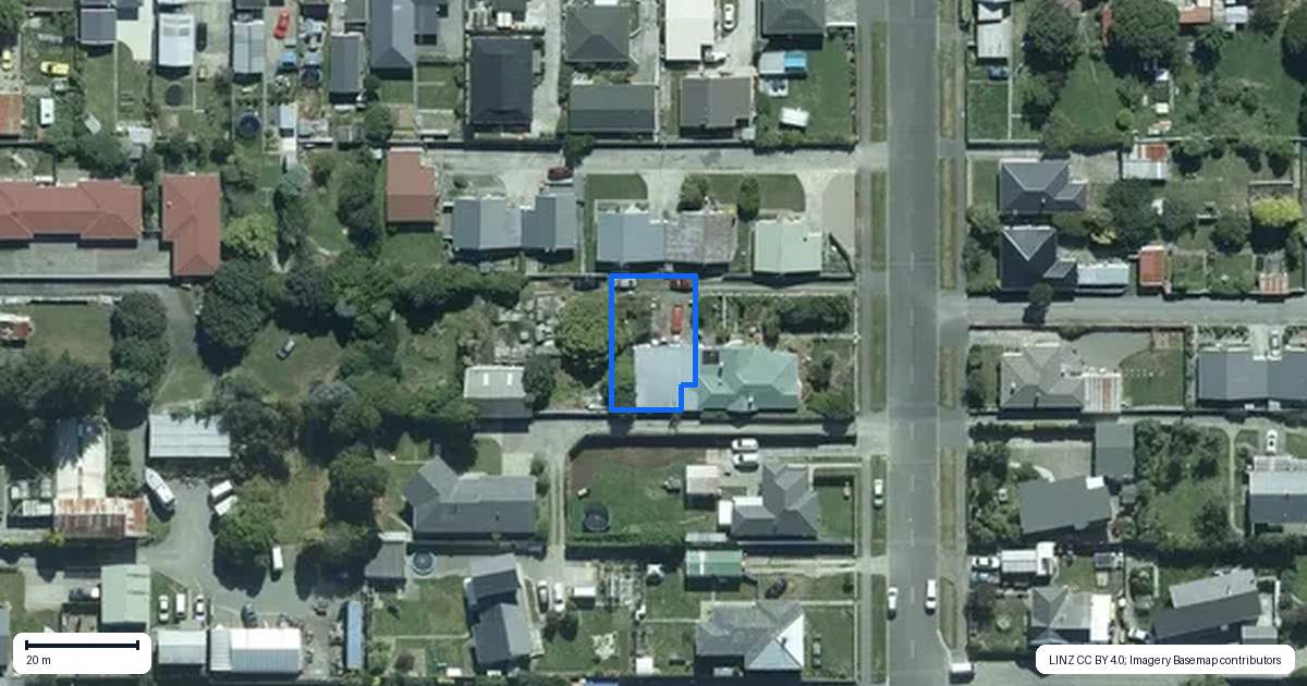 Property context map for 3/233 Nelson Street, Strathern, Invercargill
