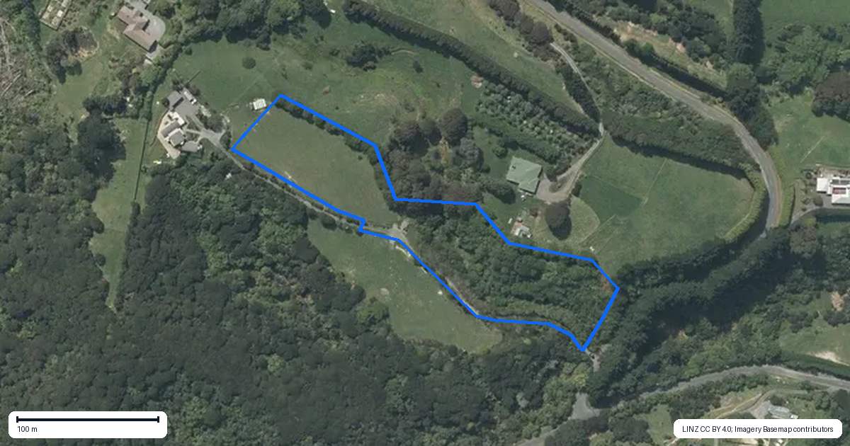 Property context map for 5 Coroglen Rise, Pukerua Bay, Porirua
