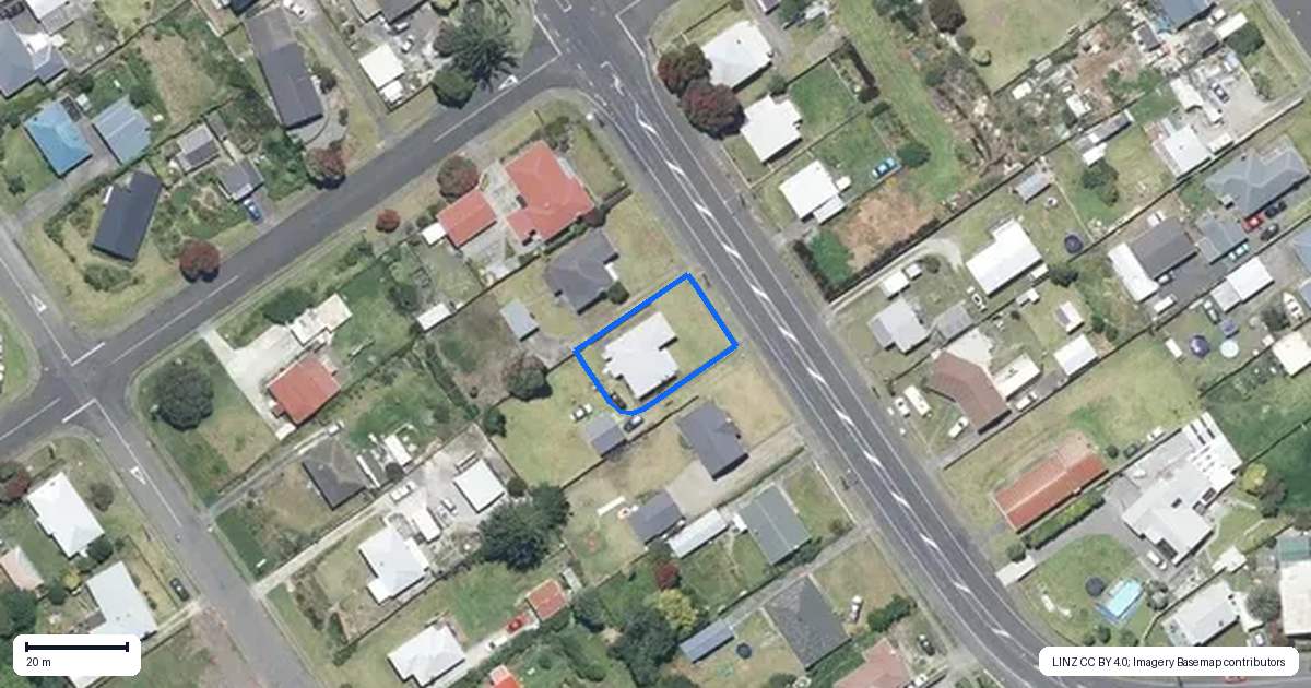 Property context map for 15 Cornfoot Street, Castlecliff, Whanganui