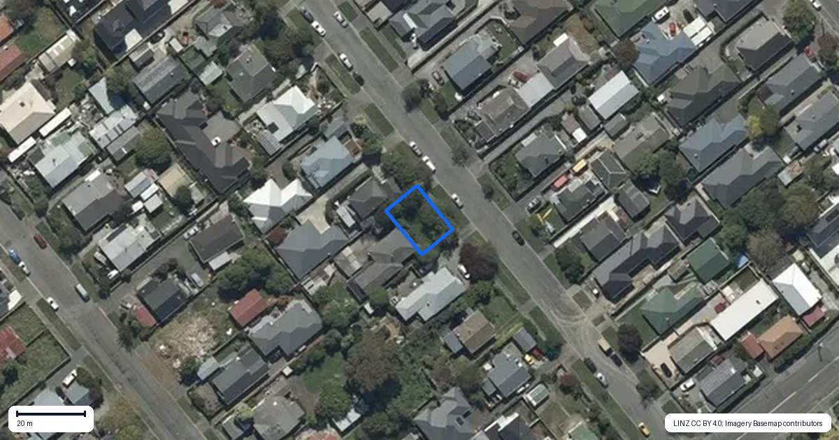 Property context map for 1/15 Sumner Street, Spreydon, Christchurch