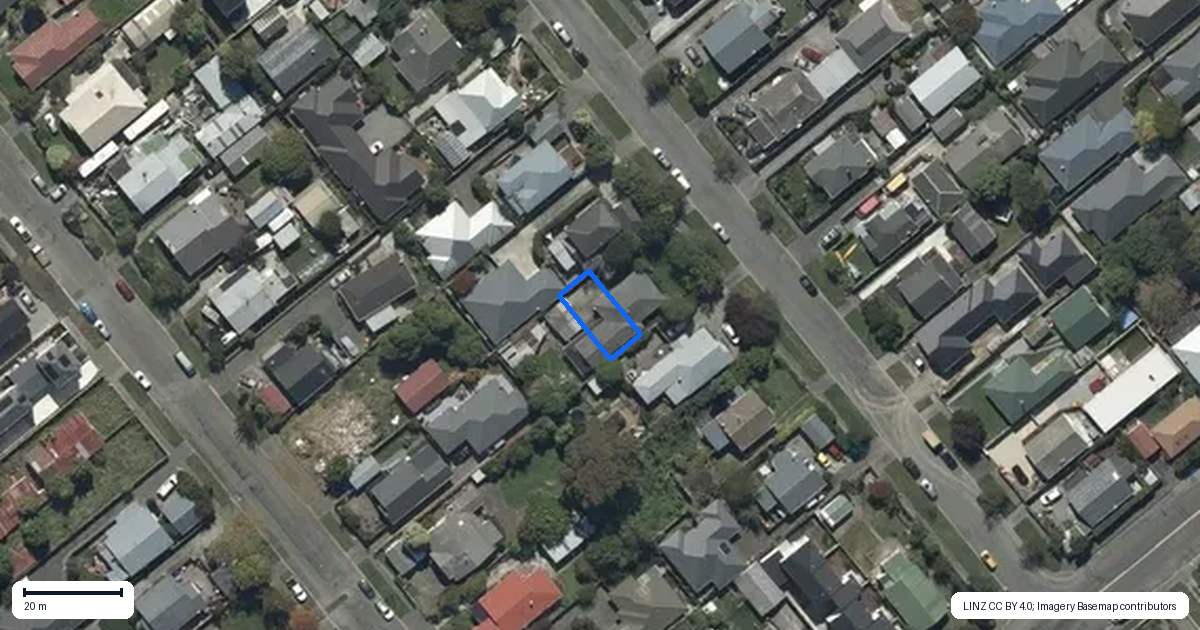 Property context map for 3/15 Sumner Street, Spreydon, Christchurch