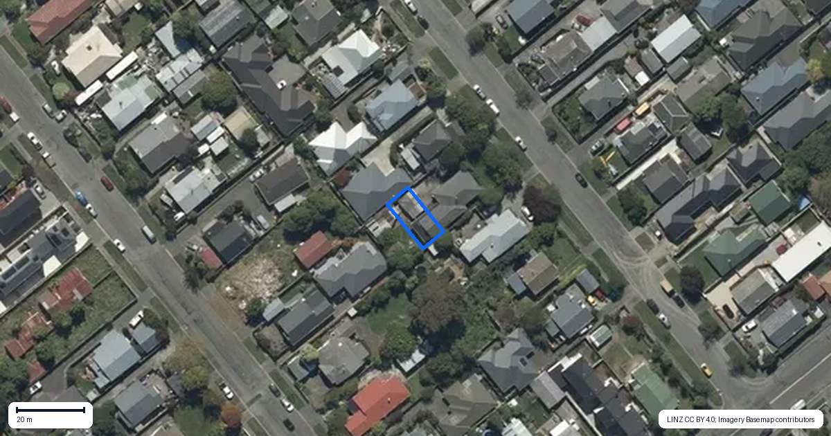 Property context map for 4/15 Sumner Street, Spreydon, Christchurch
