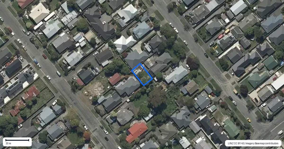 Property context map for 5/15 Sumner Street, Spreydon, Christchurch