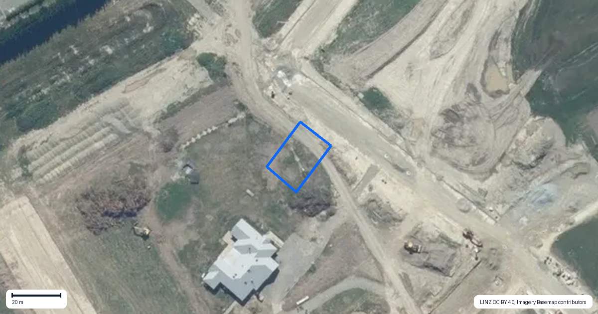 Property context map for 78 Scout Street, Rolleston