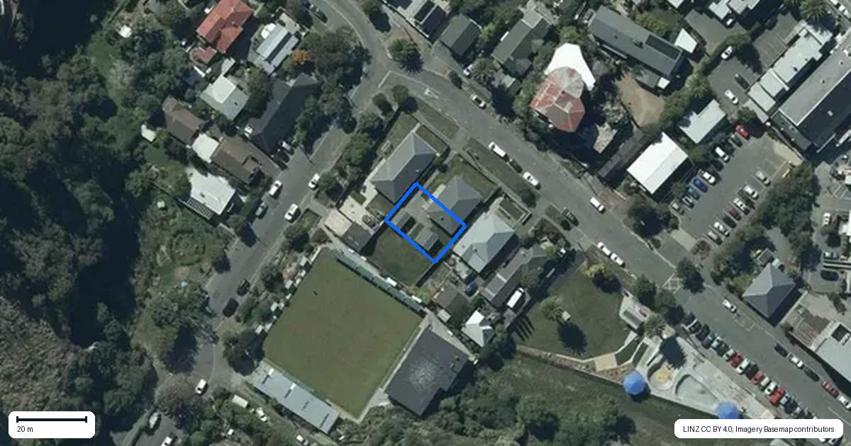 Property context map for 2/14 Nayland Street, Sumner, Christchurch