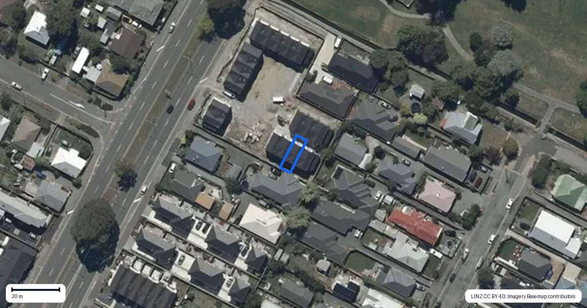 Property context map for 5/112 Aldwins Road, Phillipstown, Christchurch