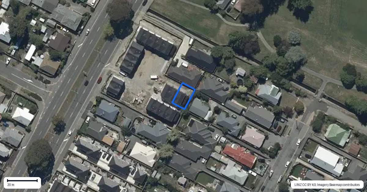 Property context map for 7/112 Aldwins Road, Phillipstown, Christchurch
