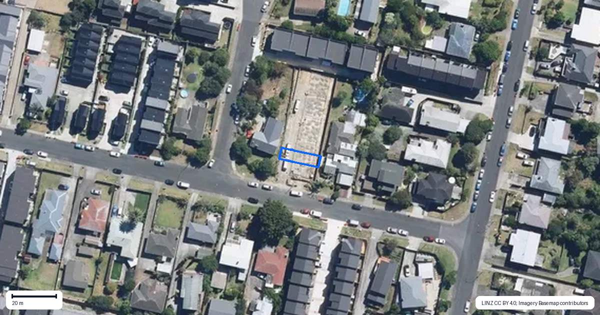Property context map for 2/20 Ayr Road, Pakuranga, Auckland