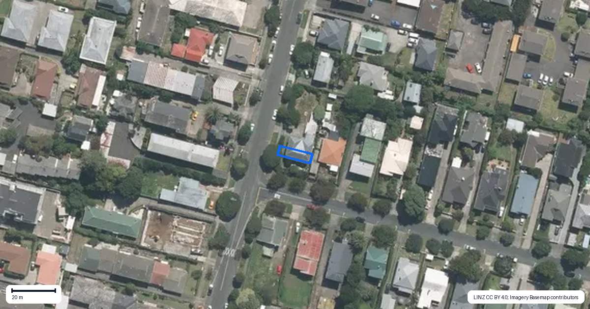 Property context map for 7/6C Kingsway Avenue, Sandringham, Auckland