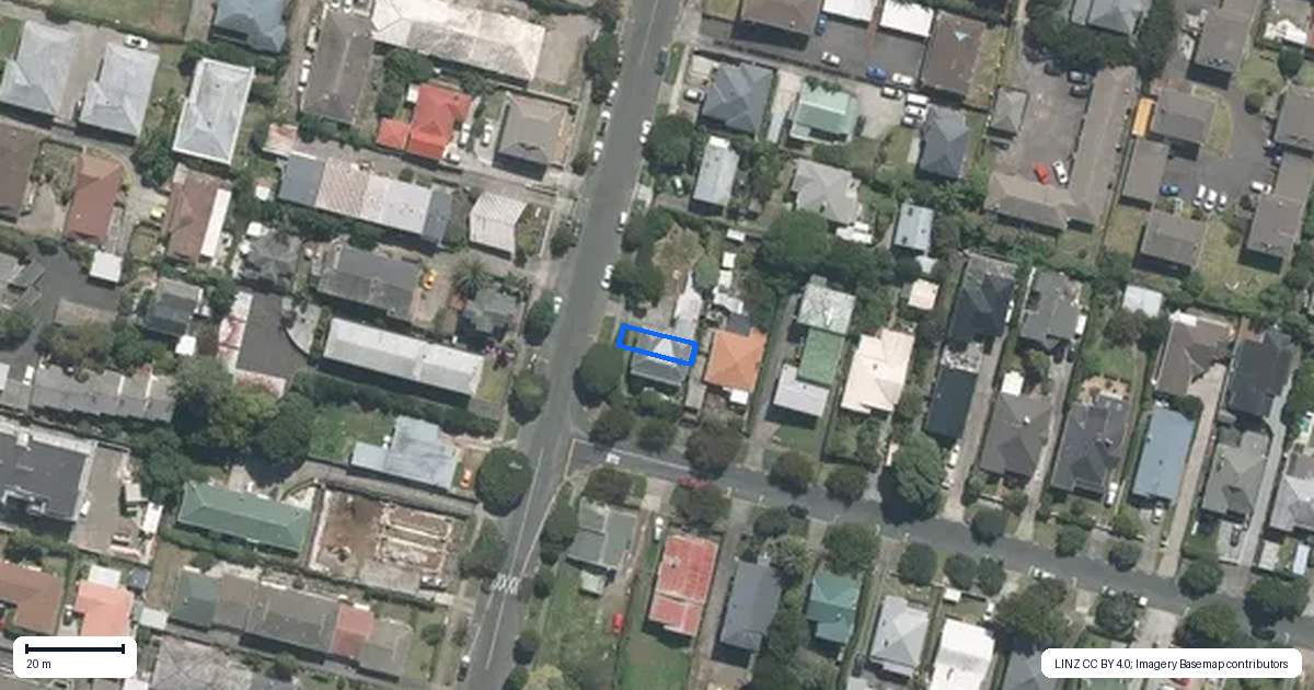 Property context map for 6/6C Kingsway Avenue, Sandringham, Auckland