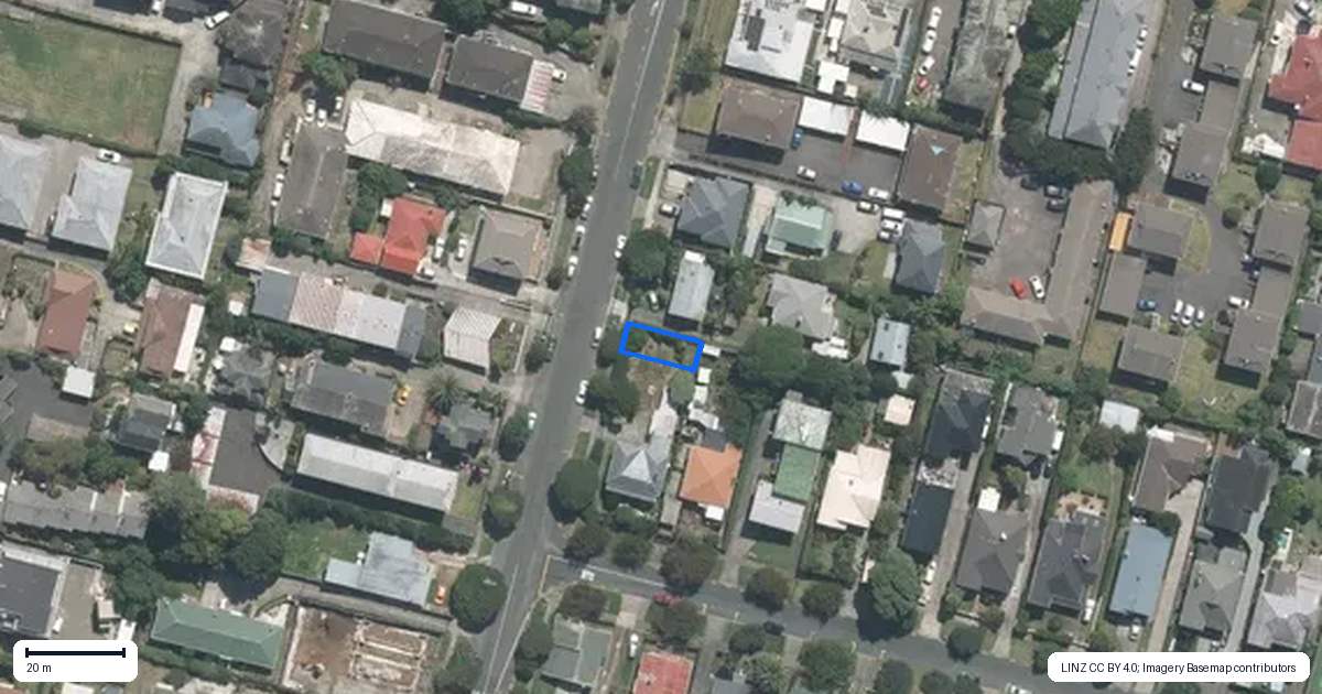 Property context map for 1/6C Kingsway Avenue, Sandringham, Auckland