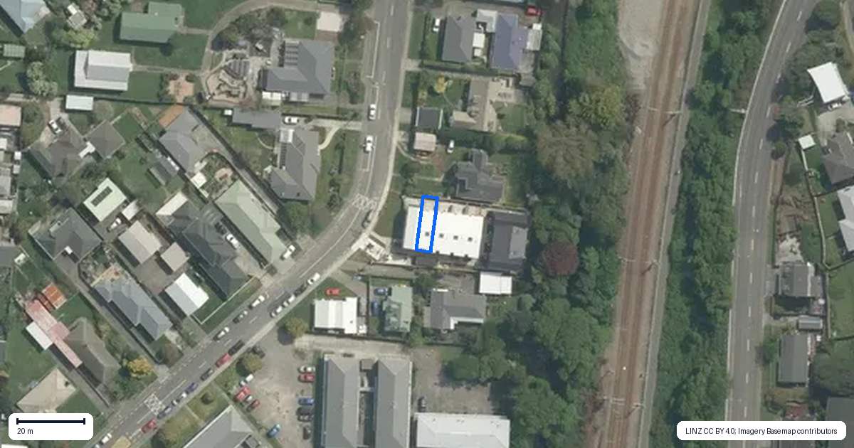 Property context map for 2/18 Oxford Street, Tawa, Wellington
