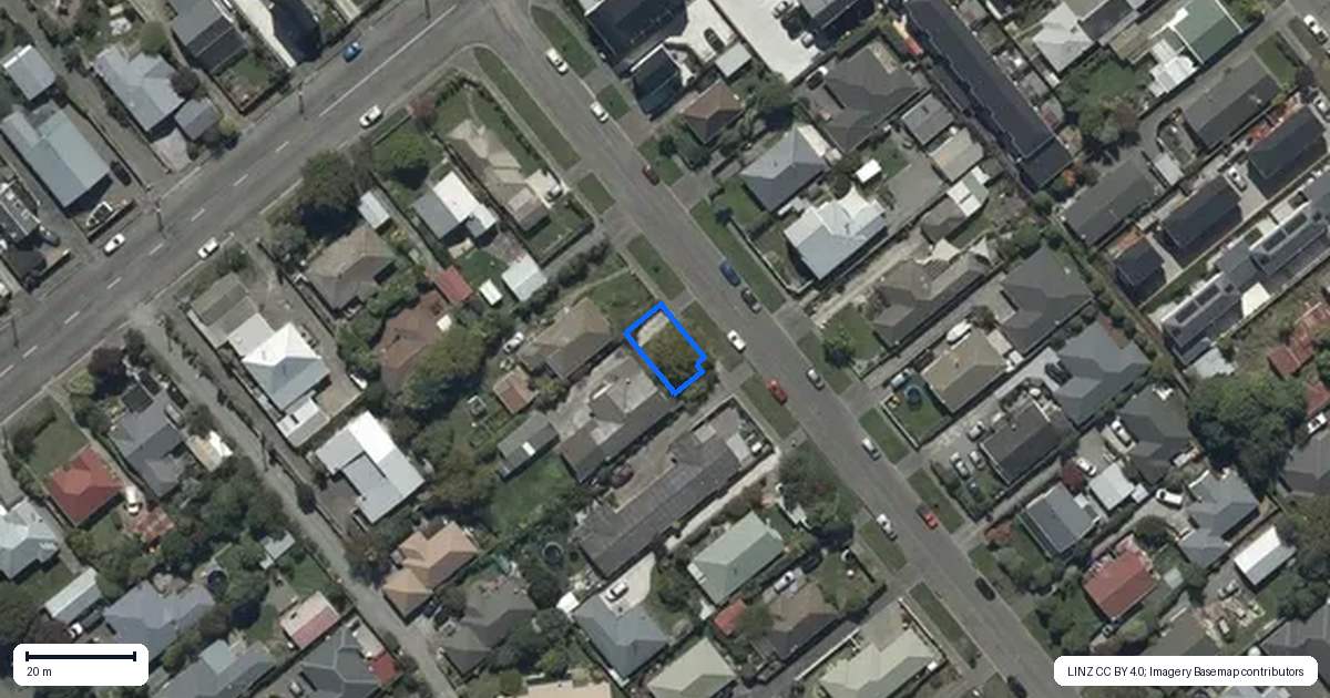Property context map for 1/45 Plunket Street, Spreydon, Christchurch