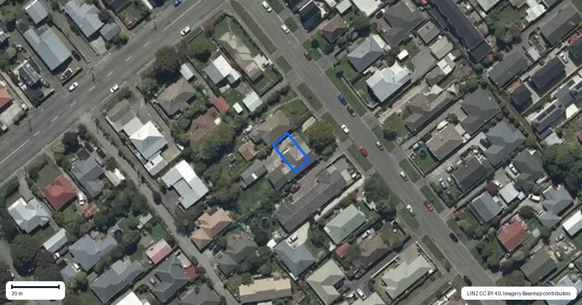 Property context map for 3/45 Plunket Street, Spreydon, Christchurch