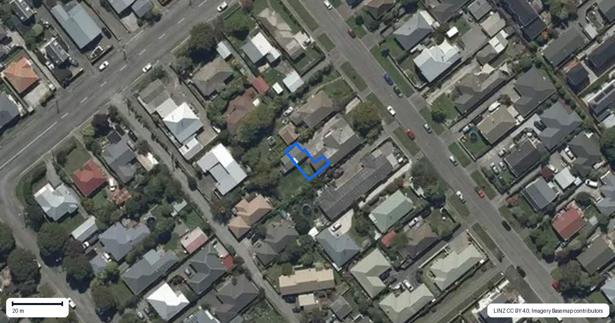 Property context map for 4/45 Plunket Street, Spreydon, Christchurch