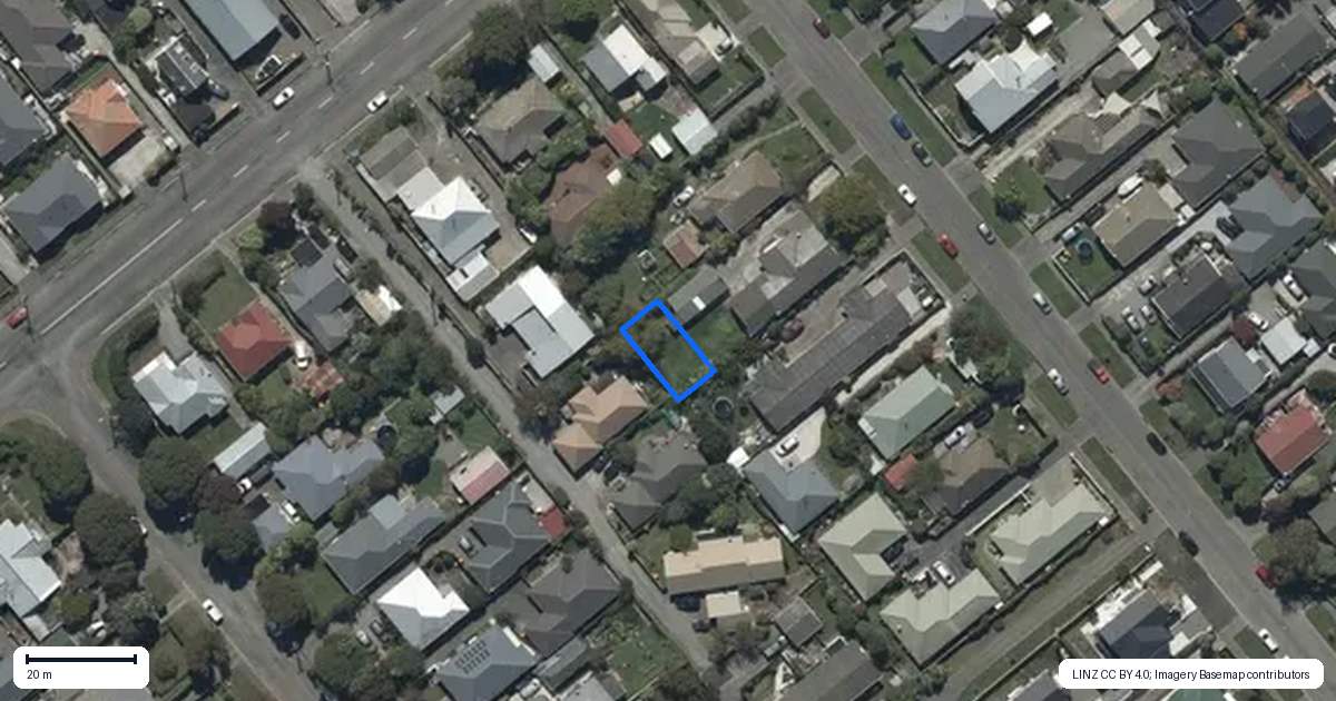 Property context map for 6/45 Plunket Street, Spreydon, Christchurch