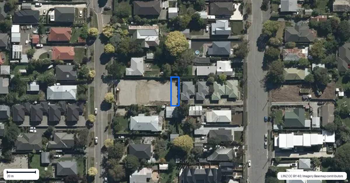 Property context map for 7/220 Geraldine Street, Edgeware, Christchurch