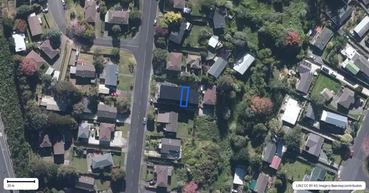 Property context map for 19E Cedar Heights Avenue, Massey, Auckland