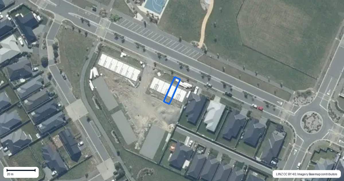 Property context map for 23/50 Broadway Parade, Rolleston