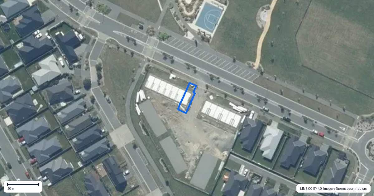 Property context map for 1/50 Broadway Parade, Rolleston