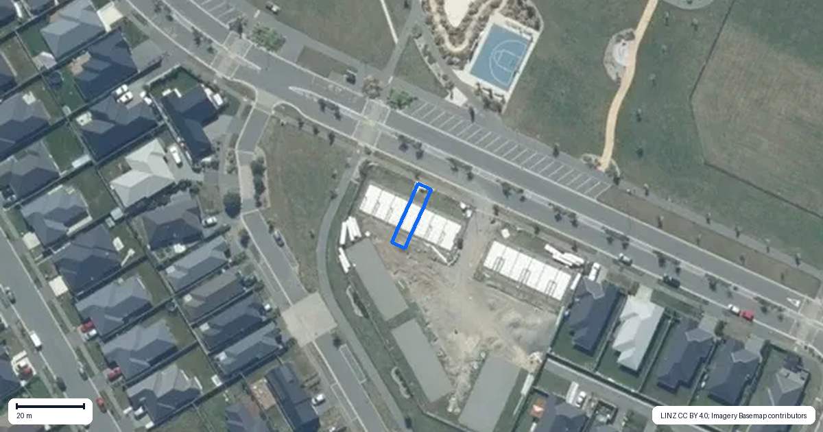 Property context map for 4/50 Broadway Parade, Rolleston