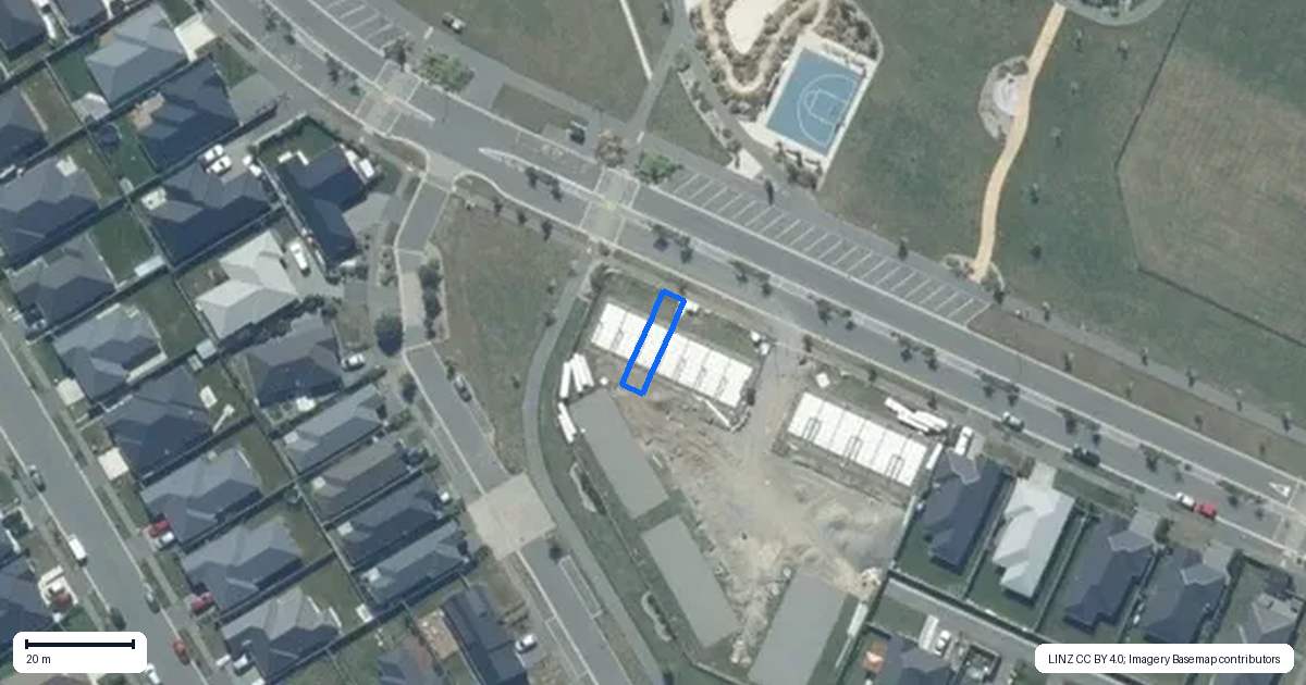 Property context map for 5/50 Broadway Parade, Rolleston