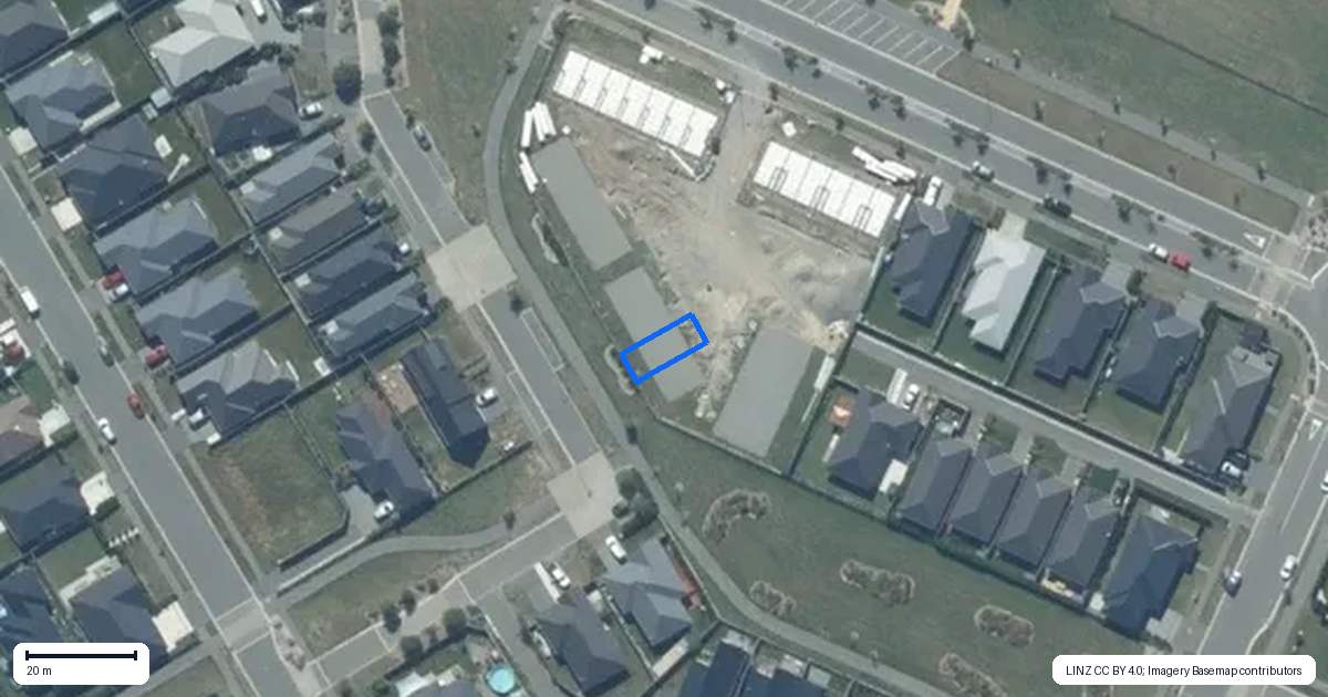 Property context map for 14/50 Broadway Parade, Rolleston