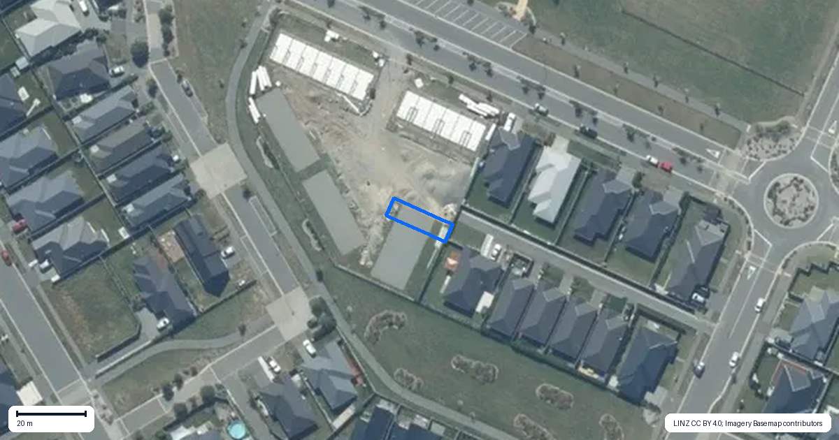 Property context map for 20/50 Broadway Parade, Rolleston